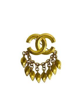 Chanel Cc Logo Brooch Metal #208799C14B